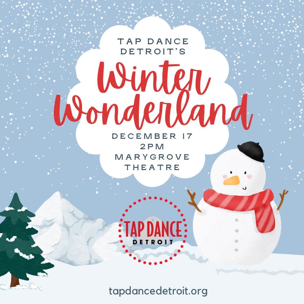 Tap Dance Detroit Winter Wonderland show poster