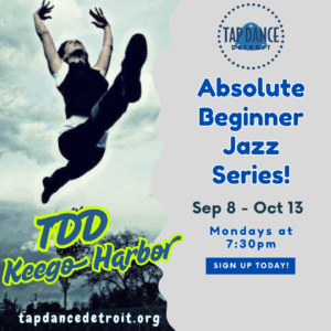 Absolute Beginners Jazz Series at Tap Dance Detroit in Keego Harbor