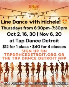 Line Dancing Class at Tap Dance Detroit - Ferndale
