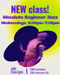 Absolute Beginner Jazz - Tap Dance Detroit - Ferndale
