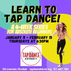 Jan-Feb Absolute Beginner Tap Series at Tap Dance Detroit
